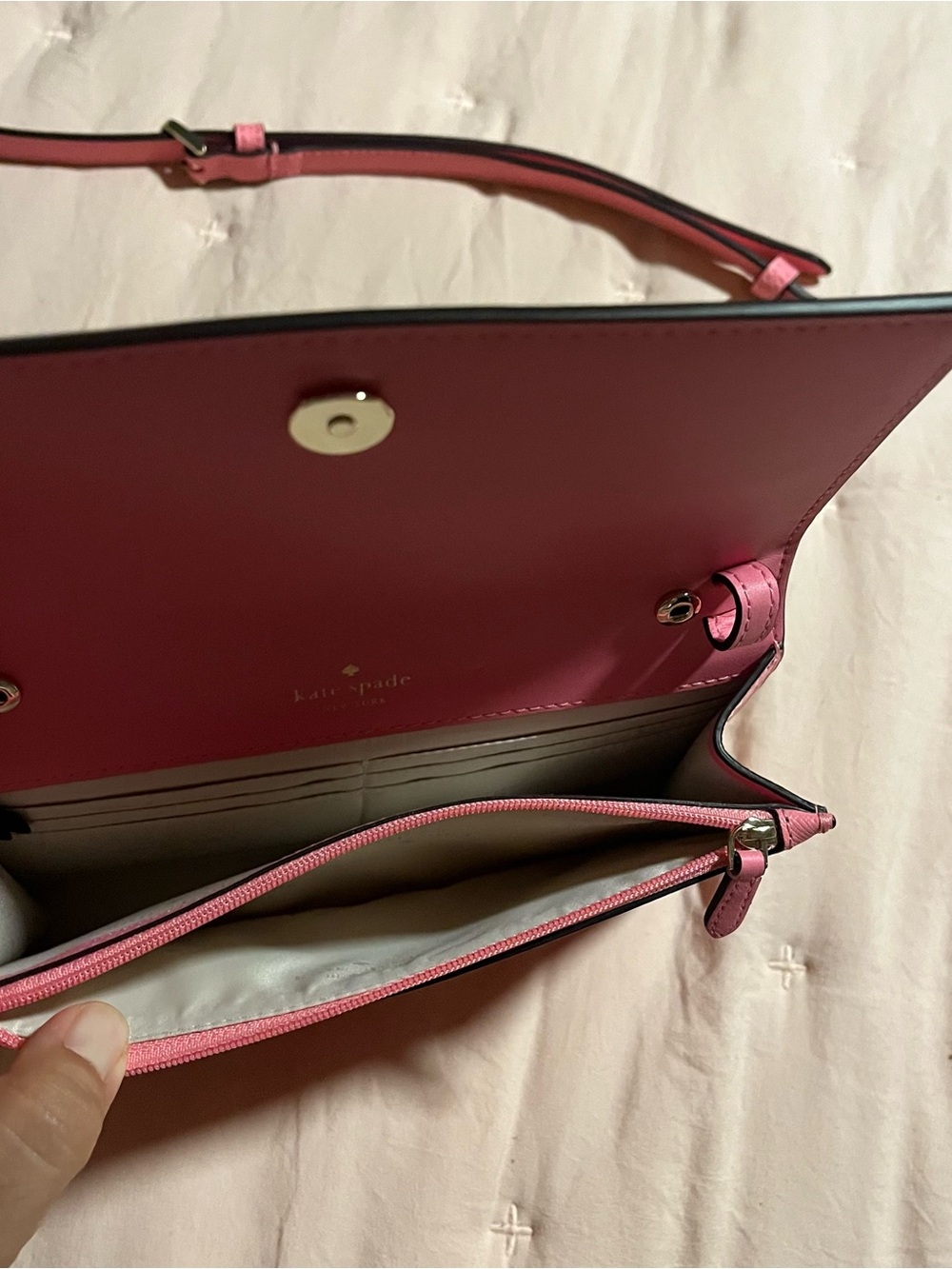 kate spade Pink Crossbody Wallet Bag - Picture 2 of 3